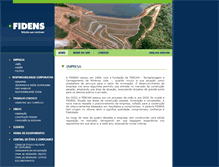Tablet Screenshot of fidens.com.br